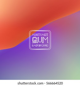 abstract background with gum