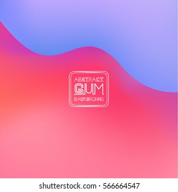 abstract background with gum