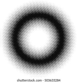 abstract background, halftone circle