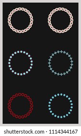 abstract background, halftone circle shaped.