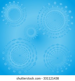 abstract background, halftone circle shaped vector illustration