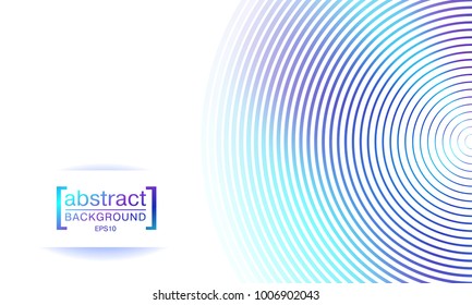 Abstract background of halftone circles, vinyl plate, holographic round sign, backdrop template, presentation or banner. Minimal covers design. Colorful halftone gradients.