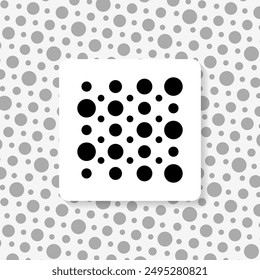 Abstract background with halftone dots