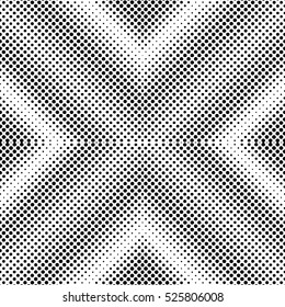 Abstract background with halftone dots. Distressed texture. Vector illustration.