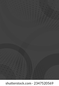 Abstract background with halftone dots in gray colors. 