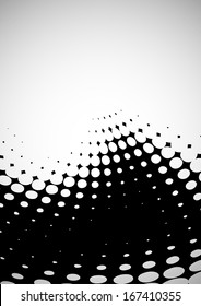 abstract background with halftone effect