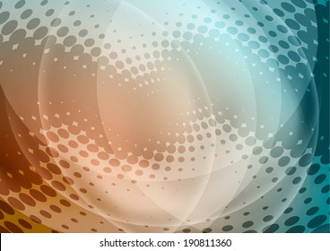 abstract background with halftone effect