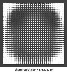 Abstract background with halftone effect, monochrome colors