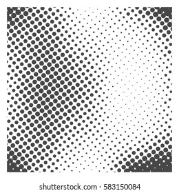 Abstract background with halftone effect, monochrome colors