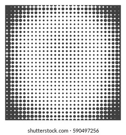 Abstract background with halftone effect, monochrome colors