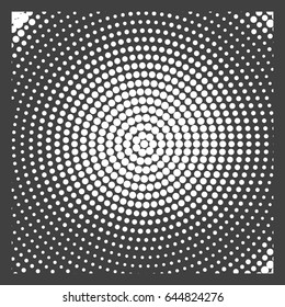 Abstract background with halftone effect, monochrome colors