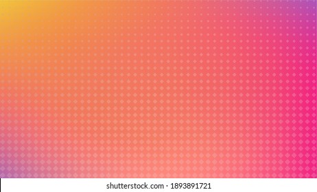 Abstract background with halftone effect and orange-pink gradient. For websites, apps, covers and other projects.