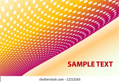Abstract background with halftone effect for your design