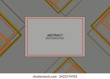 Abstract background of halftone elements and square corners of lines, design element, brochure template