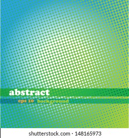 Abstract background with halftone, EPS10