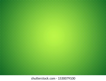Abstract background. Halftone green cartoon style.