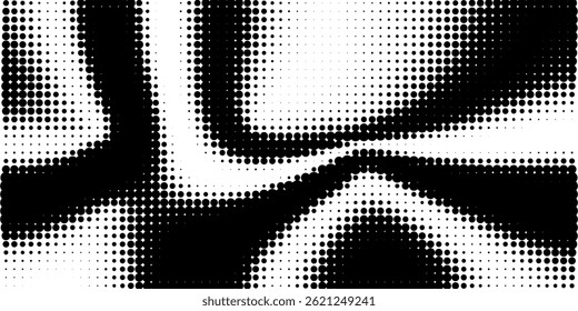 Abstract background with halftone noise. Vector stipple pointillism texture. Sand, grain gradient pattern on transparent background.