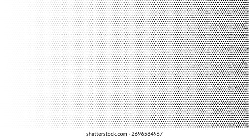 Fundo abstrato com ruído de meio-tom. Textura de pontilhismo de pontilhado vetorial. Areia, padrão de gradiente de grão em fundo transparente.	