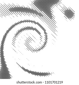 Abstract background halftone pattern, vector illustration and design.