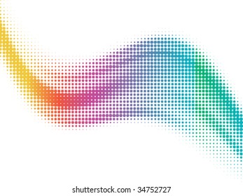 abstract background halftone pattern vector illustration