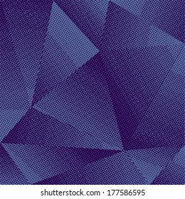 abstract background, halftone polygon.