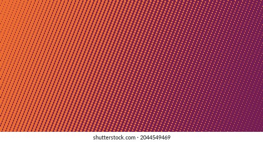 Abstract background with halftone style. Trendy dotted gradient color backdrop