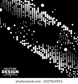abstract background with halftone vector
