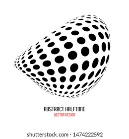 Abstract background, halftone, vector illustration and design.
