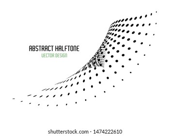 Abstract background, halftone, vector illustration and design.