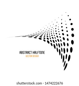 Abstract background, halftone, vector illustration and design.