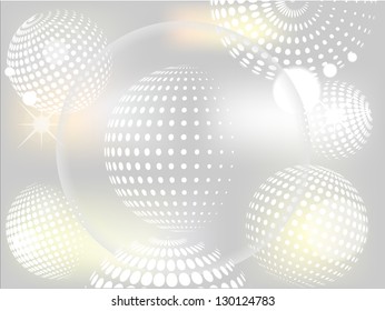 abstract background with halftones- vector illustration