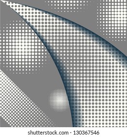 Abstract background with halftones. vector illustration.