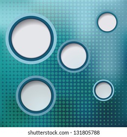 abstract background with halftones- vector illustration