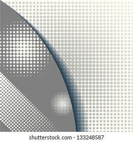 Abstract background with halftones. vector illustration.