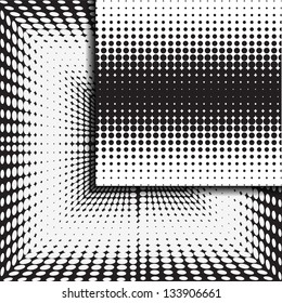 Abstract background with halftones. vector illustration.