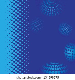 Abstract background with halftones. vector illustration.