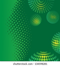Abstract background with halftones. vector illustration.
