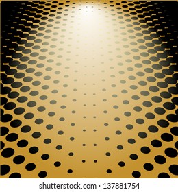 abstract background with halftones- vector illustration