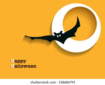 Abstract background for Halloween with bat