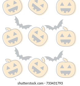 abstract background Halloween pumpkin,vector illustrations