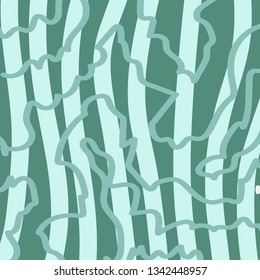 Abstract background of hand draw smooth lines in monochrome gamut Vector