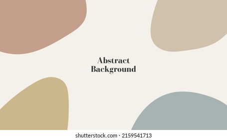 Abstract background. Hand drawing various shapes and doodle objects. Trendy modern contemporary vector illustration. Every background is isolated. Pastel color