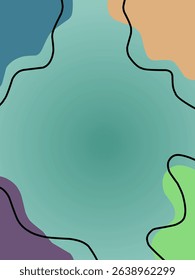 Abstract background hand drawing vector