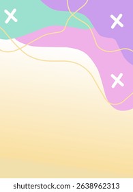 Abstract background hand drawing vector