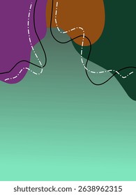 Abstract background hand drawing vector