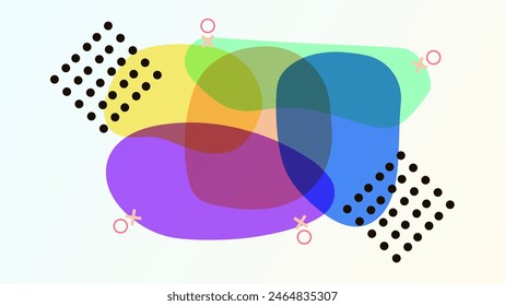 FONDO Abstractas CON FORMAS DE MANCHAS DIBUJADAS A MANO DEGRADADO PASTEL COLOR VECTOR DISEÑO PLANTILLA PARA FONDO DE PANTALLA, DISEÑO DE CUBIERTA, DISEÑO DE PÁGINA DE INICIO, TARJETA DE FELICITACIÓN