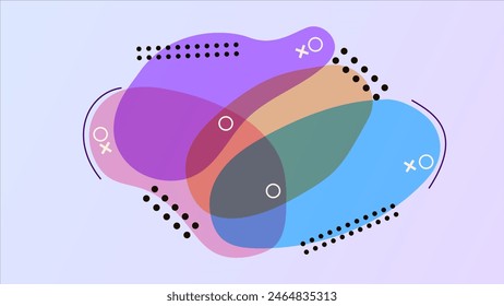 FONDO Abstractas CON FORMAS DE MANCHAS DIBUJADAS A MANO DEGRADADO PASTEL COLOR VECTOR DISEÑO PLANTILLA PARA FONDO DE PANTALLA, DISEÑO DE CUBIERTA, DISEÑO DE PÁGINA DE INICIO, TARJETA DE FELICITACIÓN