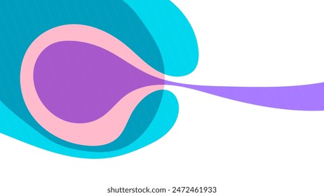 ABSTRAKTER HINTERGRUND MIT HANDGEZEICHNETEN BLOB FORMENS PASTELLFARBE VEKTORGRAFIK DESIGN VORLAGE FÜR BILDSCHIRMHINTERGRUND, COVER-DESIGN, HOMEPAGE-DESIGN, GRUSSKARTE