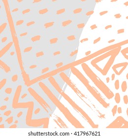  Antecedentes abstractos. Trazos de pincel dibujados a mano. Diseño para portada, tarjeta. Textos duros.