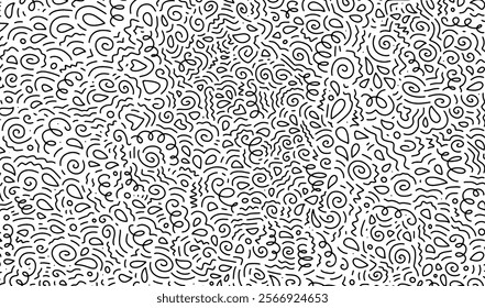 Abstract background with hand drawn doodle elements